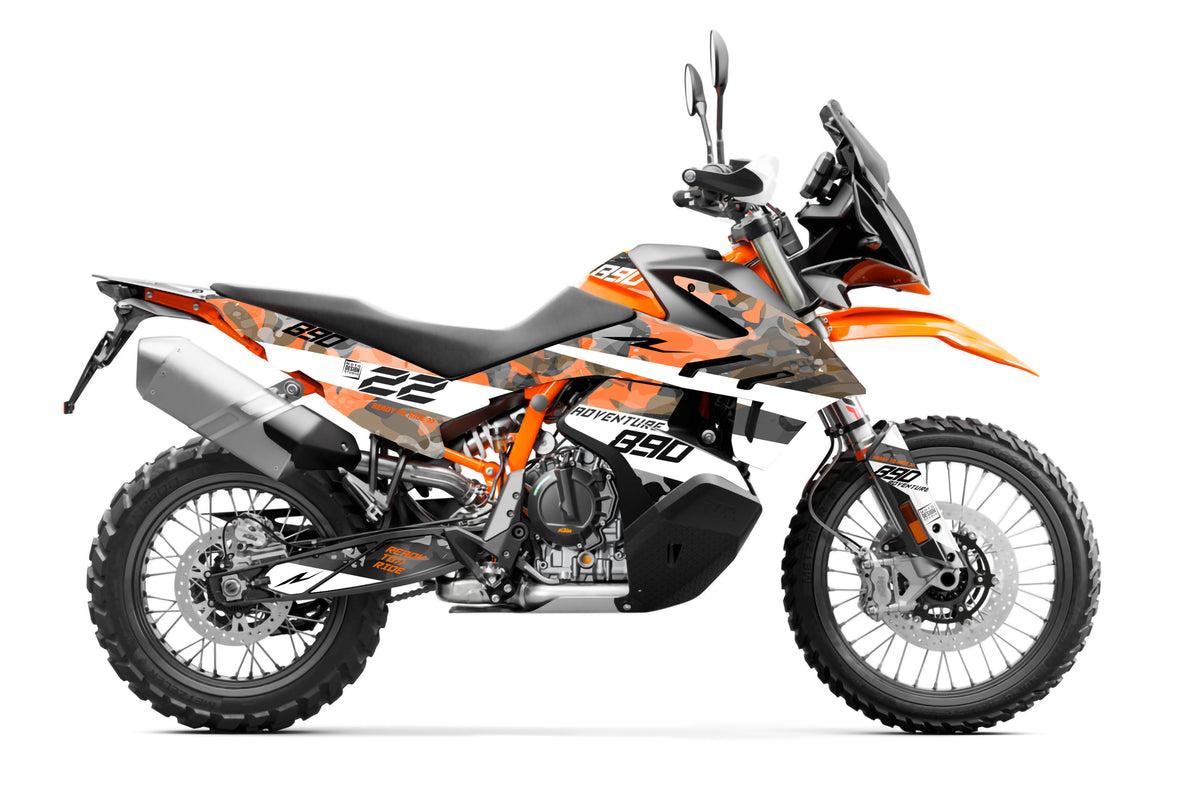 RACE CAMO V2 - 890/790 | MOTORCYCLE GRAPHIC KIT