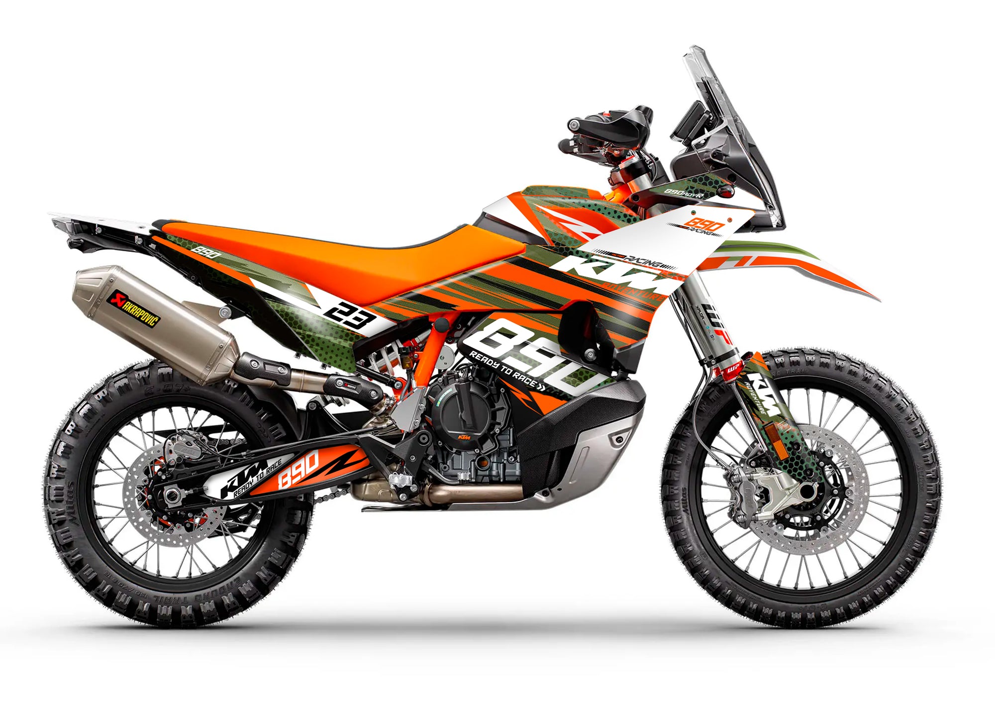 KTM motorcycle decal kit