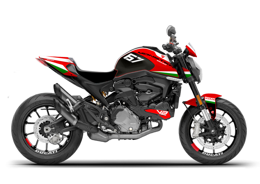 DUCATI MONSTER レッドパーツ 3点セット DUCATI-MONSTER-Limited-