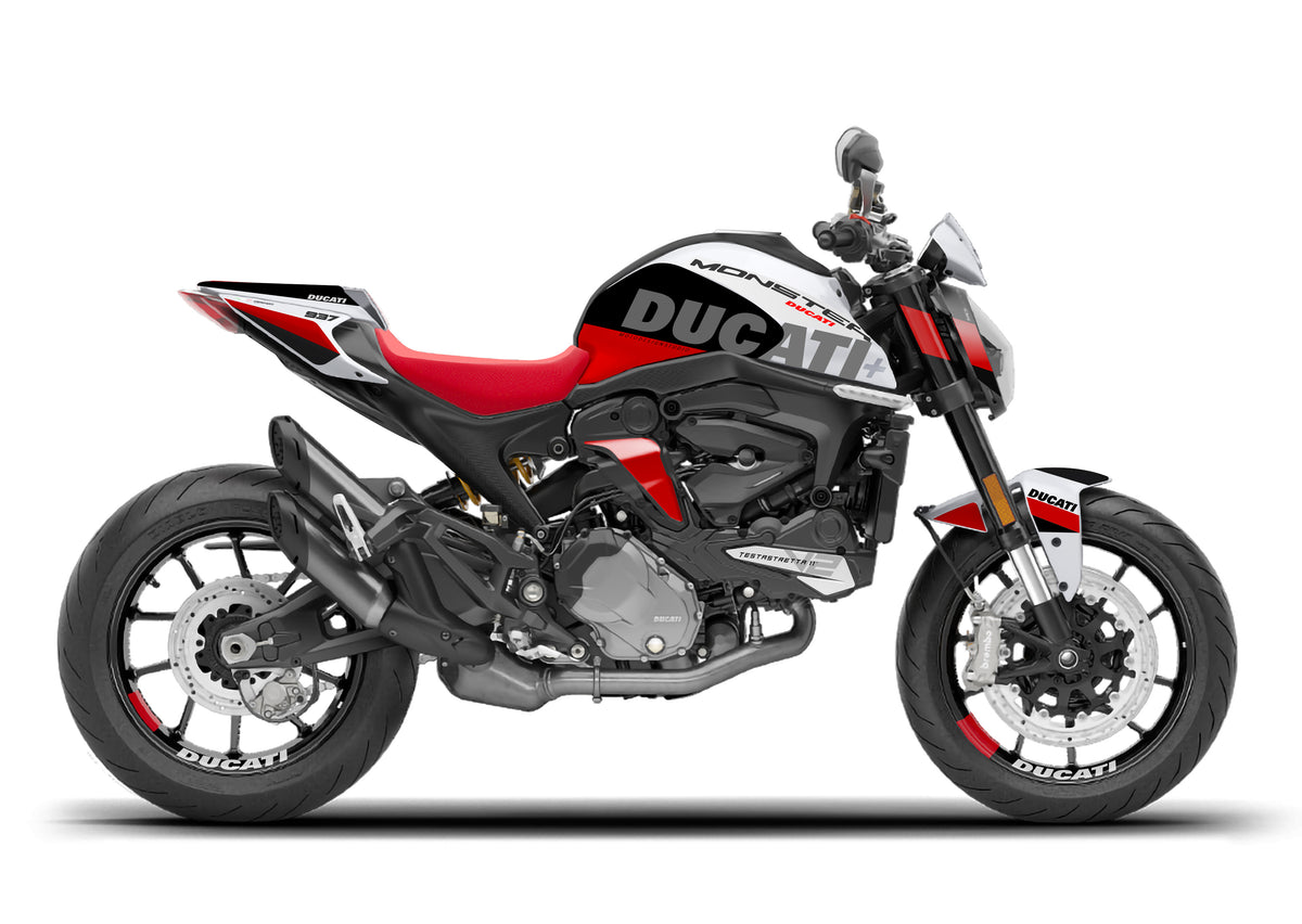 Ducati Monster 937 - V3 - WHITE Bike