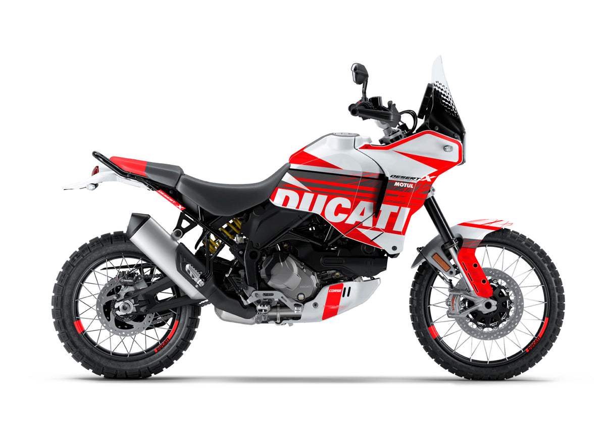 Ducati Desert X - Edge V1 - White Bike