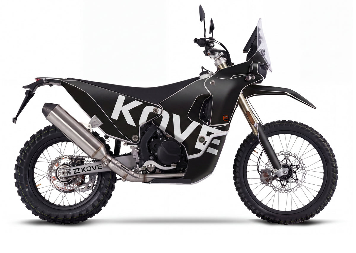 BLACK V1 - KOVE 450 RALLY| MOTORCYCLE GRAPHIC KIT (Copy)