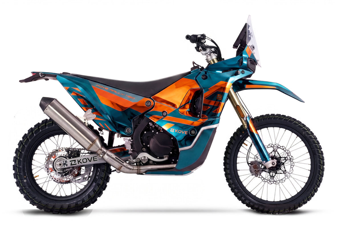 PETROL CHROME V1 - KOVE 450 RALLY| MOTORCYCLE GRAPHIC KIT