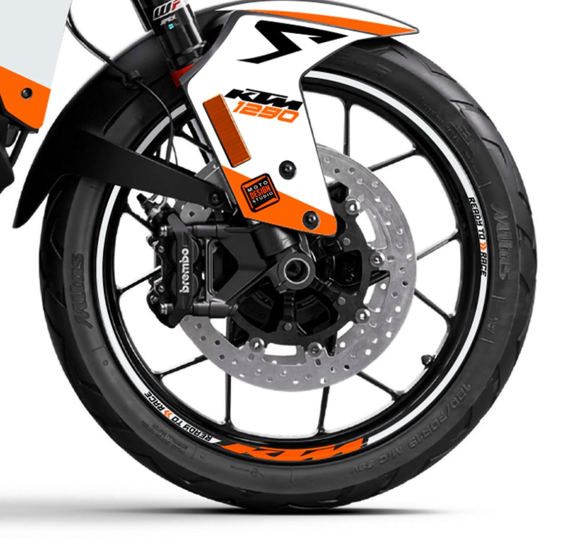 KTM - READY TO RACE - White