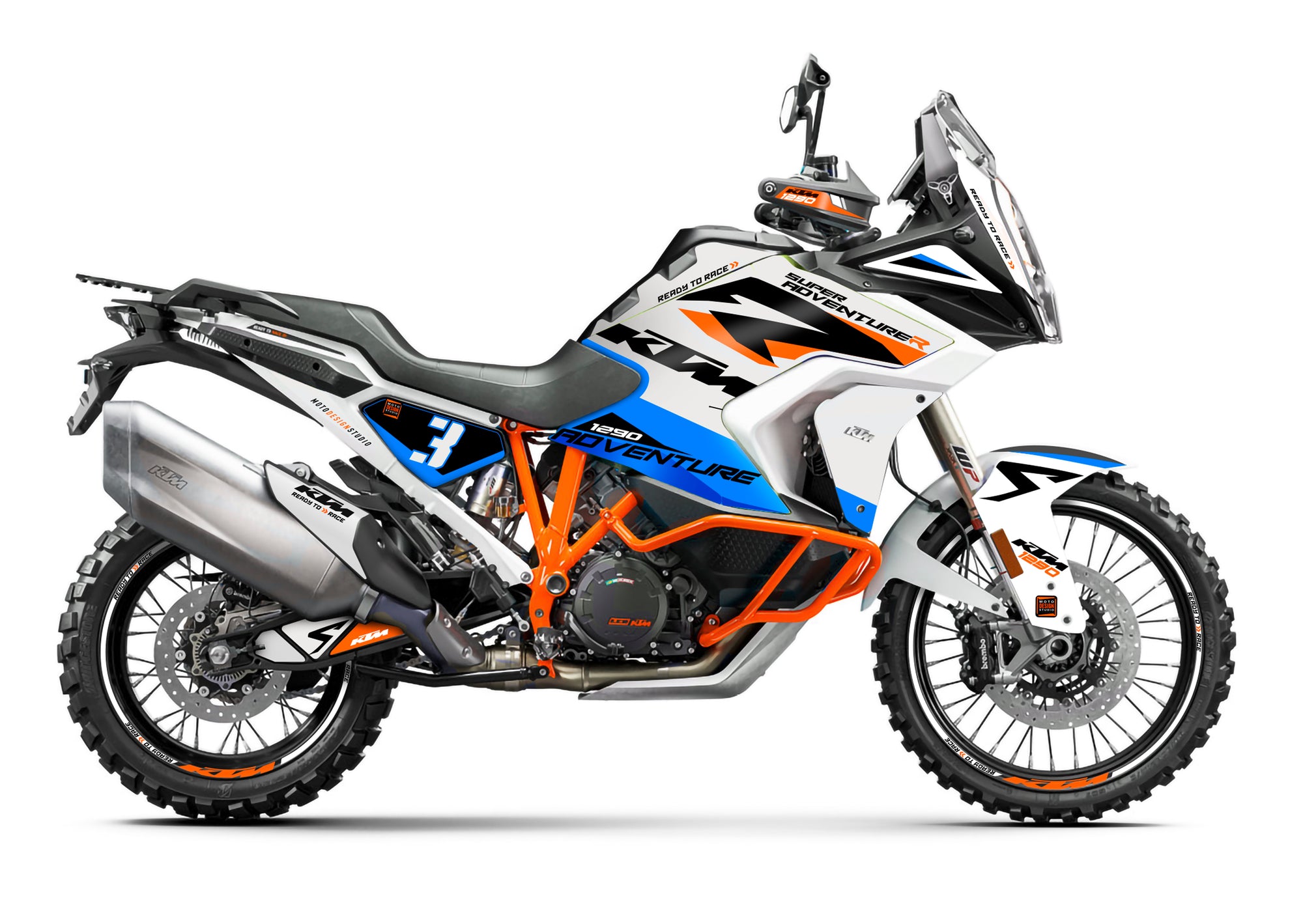 motorcycle graphics kit KTM 1290 Adventure Rallye V2