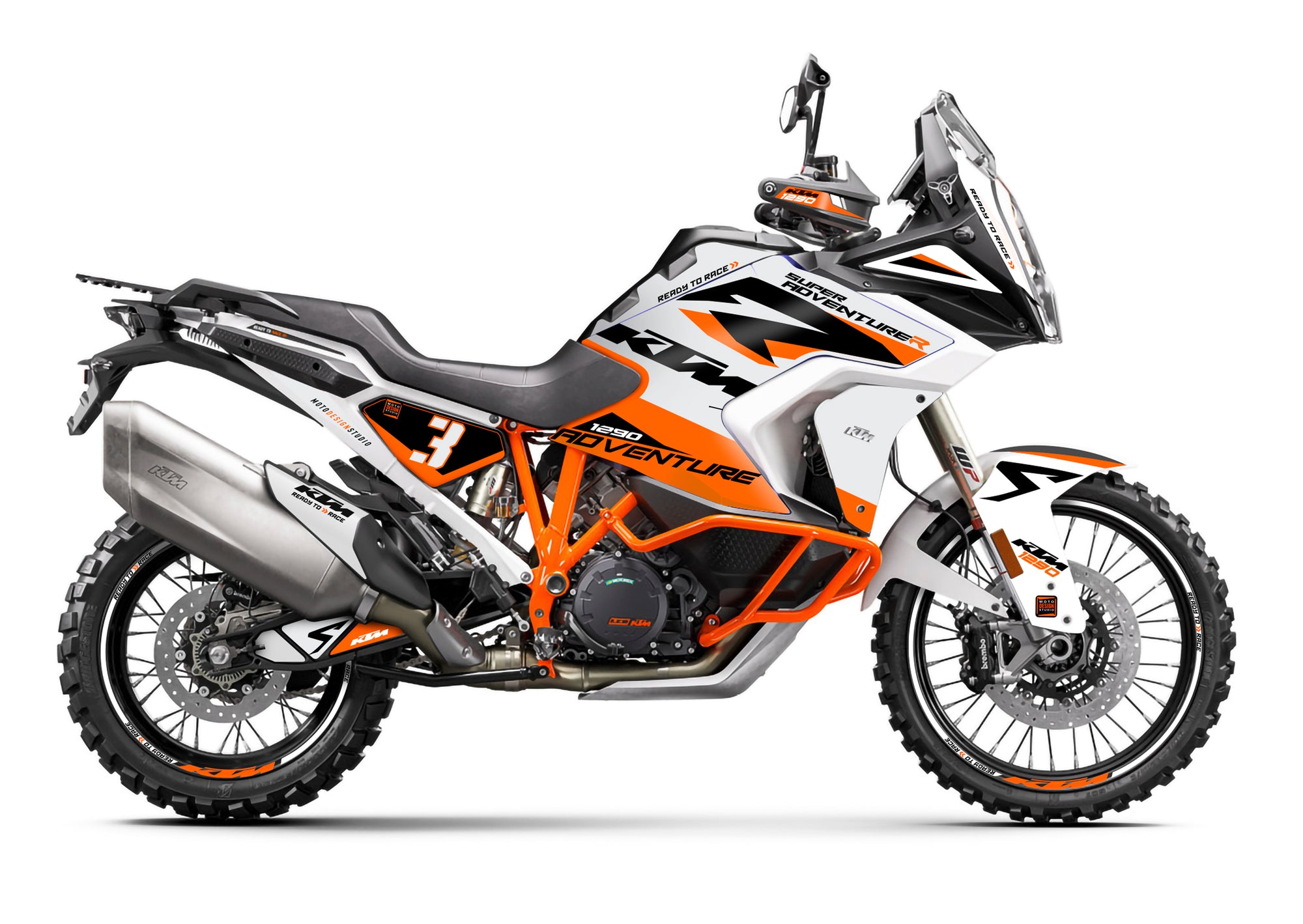 motorcycle graphics kit KTM 1290 for RalleyV1