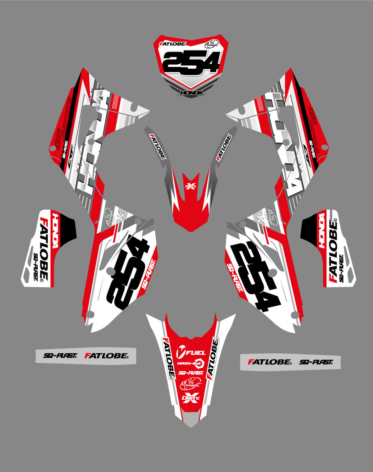 Honda MX V9 - Full Kit