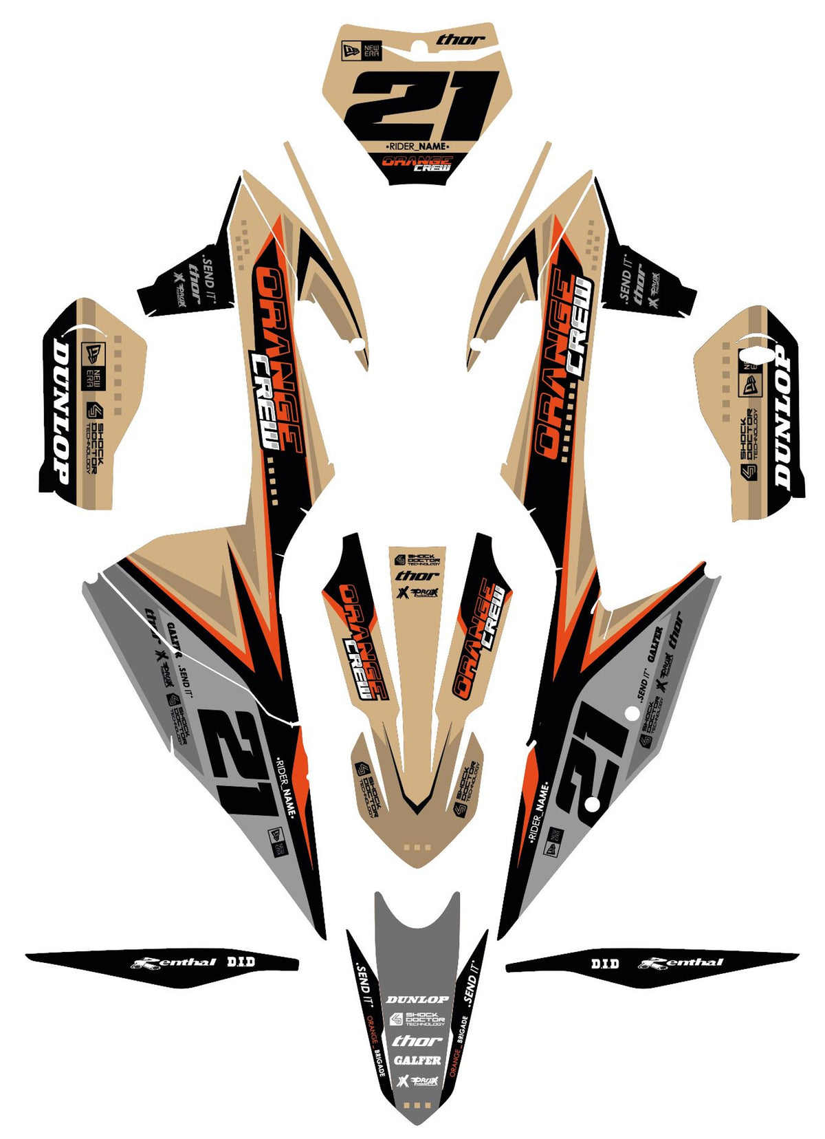 KTM MX V5- Full Kit